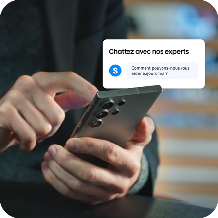 Samsung B2B — user chat interface